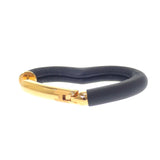 エルメス HERMES オー・クール・デュ・フォーブル H500243FC89 ピアス ヴォースイフト ブラック ゴールド金具 レディース【中古】【Aランク】