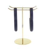 エルメス HERMES オー・クール・デュ・フォーブル H500243FC89 ピアス ヴォースイフト ブラック ゴールド金具 レディース【中古】【Aランク】