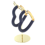 エルメス HERMES オー・クール・デュ・フォーブル H500243FC89 ピアス ヴォースイフト ブラック ゴールド金具 レディース【中古】【Aランク】