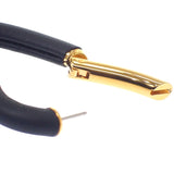 エルメス HERMES オー・クール・デュ・フォーブル H500243FC89 ピアス ヴォースイフト ブラック ゴールド金具 レディース【中古】【Aランク】