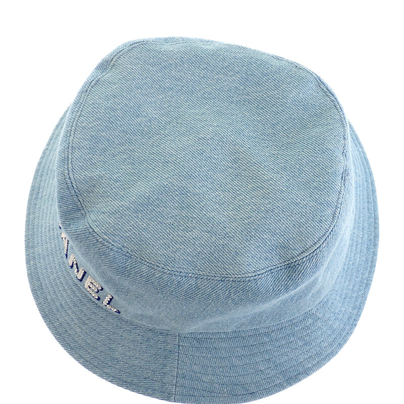 シャネル CHANEL ロゴバケット AA8088 ハット デニム ブルー メンズ レディース【中古】【Aランク】