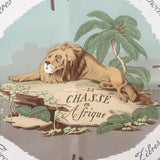 エルメス HERMES カレ70 LA CHASSE EN AFRIQUE スカーフ シルク ホワイト レディース【中古】【Aランク】
