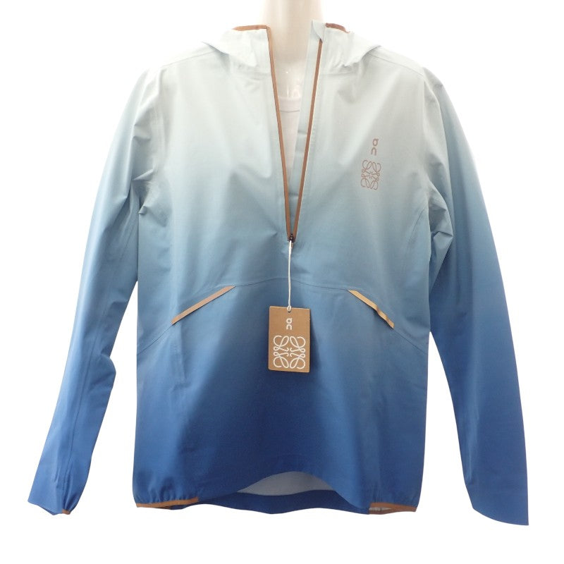 ロエベ LOEWE オン On アノラック L S929Y02X01 パーカー ポリエステル ブルー レディース【中古】【Sランク】
