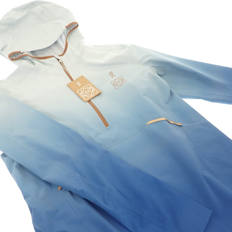 ロエベ LOEWE オン On アノラック L S929Y02X01 パーカー ポリエステル ブルー レディース【中古】【Sランク】