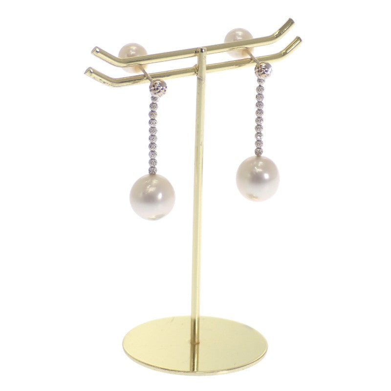 デザインジュエリー パール ピアス K18ホワイトゴールド パール レディース【中古】【Aランク】