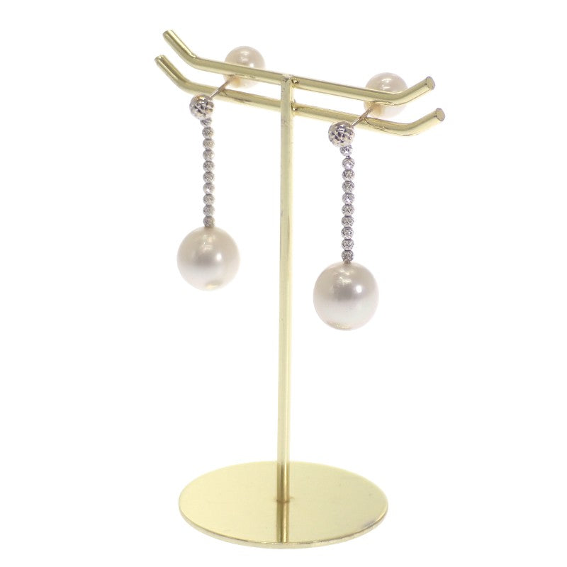 デザインジュエリー パール ピアス K18ホワイトゴールド パール レディース【中古】【Aランク】