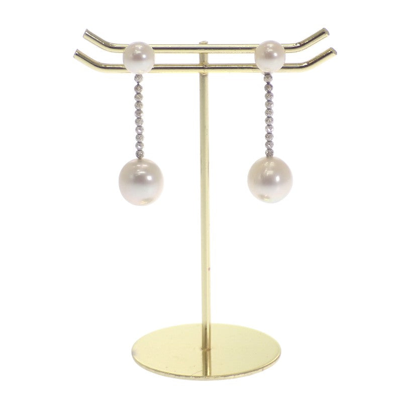 デザインジュエリー パール ピアス K18ホワイトゴールド パール レディース【中古】【Aランク】