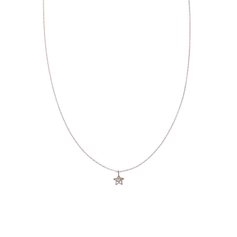 アーカー AHKAH プチ プルミエトワール AB1803010100 ネックレス K18イエローゴールド ダイヤモンド レディース【中古】【Aランク】