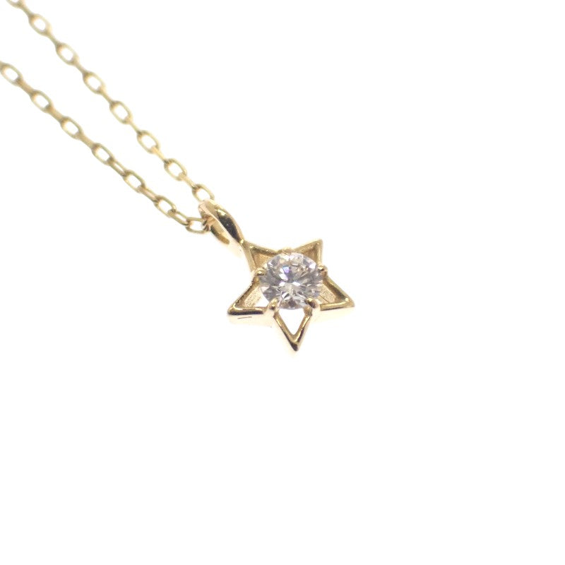 アーカー AHKAH プチ プルミエトワール AB1803010100 ネックレス K18イエローゴールド ダイヤモンド レディース【中古】【Aランク】