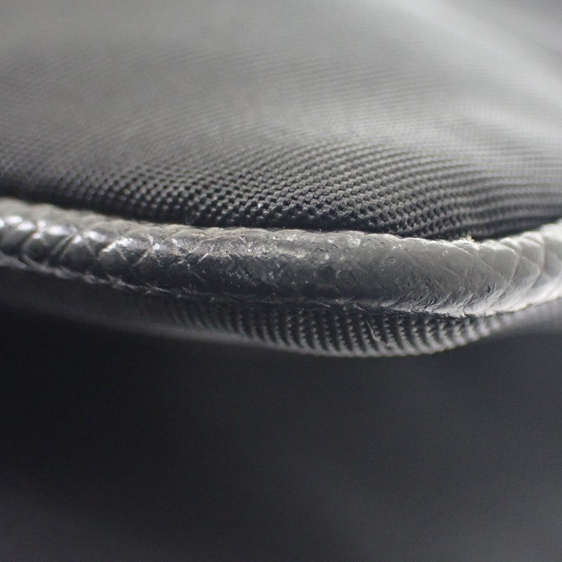 プラダ PRADA Re-Edition 2000 Re-Nylon 1BH046 ショルダーバッグ ナイロン レザー ブラック NERO シルバー金具 レディース【中古】【ABランク】