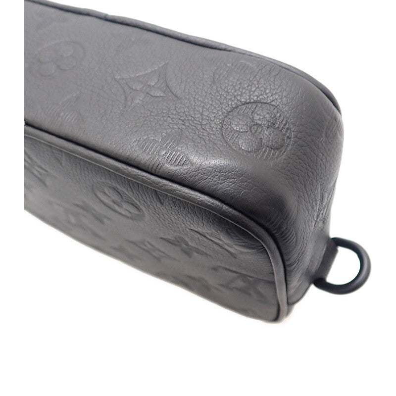 路易威登 LOUIS VUITTON 可穿戴式錢包 M26737 肩背包 Monogram Shadow 黑色 男士【二手品】【A級品】