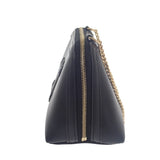 セリーヌ CELINE チェーンクラッチ 10E383DR8.38NO ショルダーバッグ カーフ ブラック ゴールド金具 レディース【中古】【Aランク】