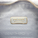 プラダ PRADA Re-Edition シアリング ミニ 1BC204 2EC9 F0591 ショルダーバッグ 3WAYバッグ ファー グレー ゴールド金具 レディース【中古】【ABランク】