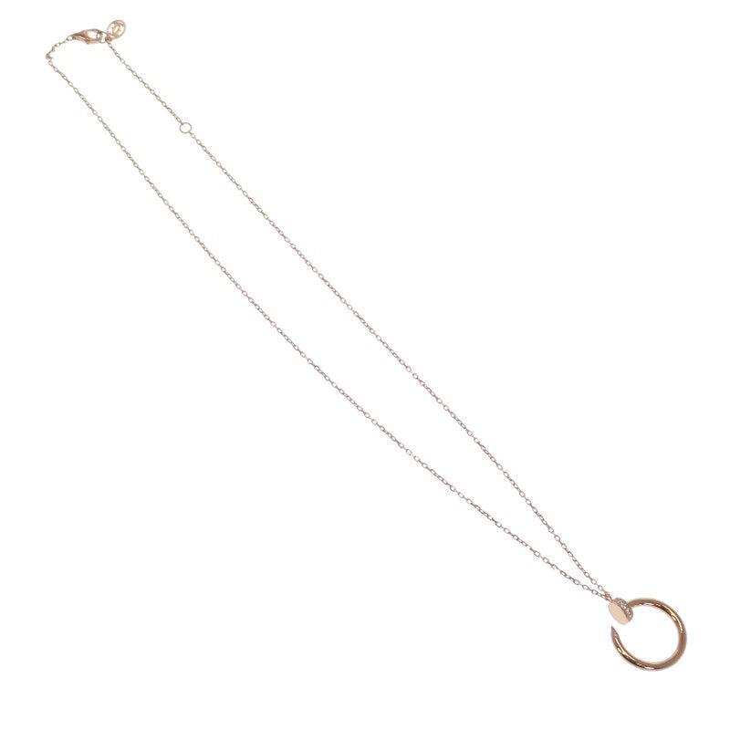 カルティエ CARTIER ジュスト アン クル B7224888 ネックレス K18ピンクゴールド ダイヤモンド レディース【中古】【Aランク】