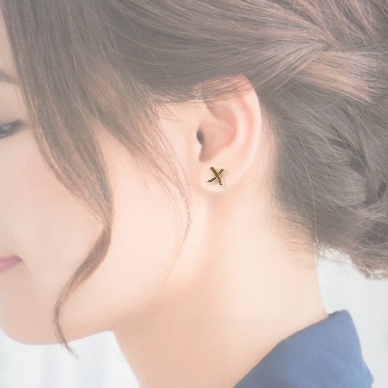 ティファニー TIFFANY&Co. パロマ・ピカソグラフィティ X ピアス 61912584 ピアス K18イエローゴールド ミニ レディース【中古】【Aランク】