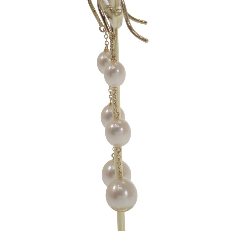 ティファニー TIFFANY&Co. バイザヤード パールチェーン 60764050 ピアス K18イエローゴールド レディース【中古】【Aランク】