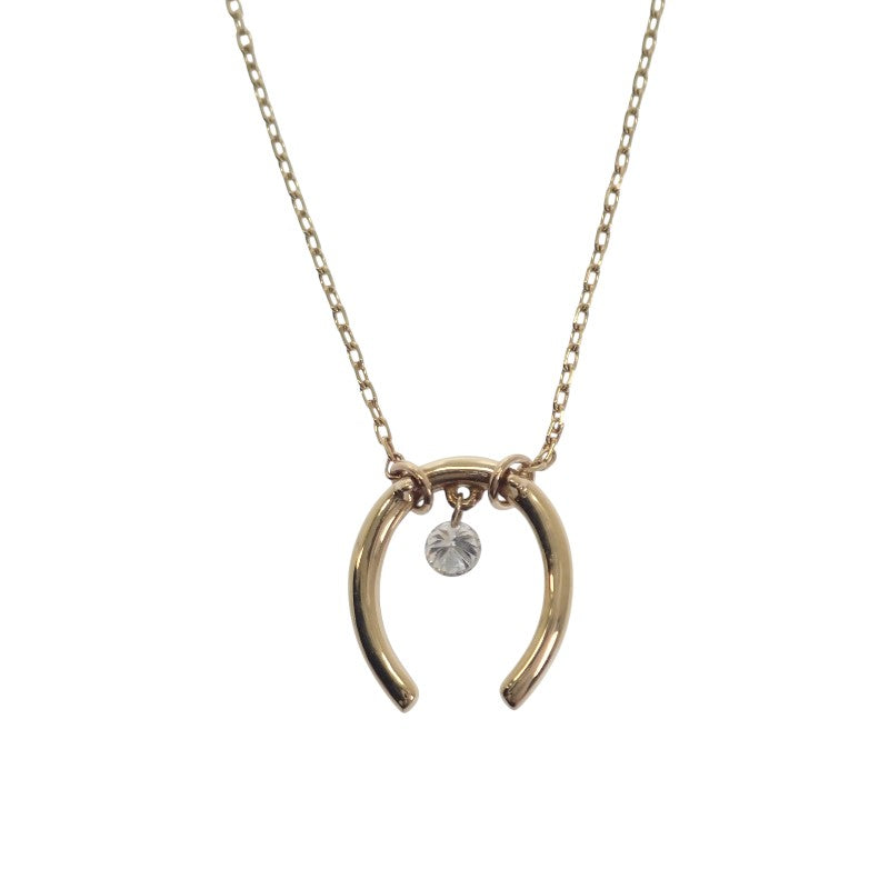 アーカー AHKAH ハッピー ネックレス LN0023010100 ネックレス K18イエローゴールド ダイヤモンド レディース【中古】【Aランク】