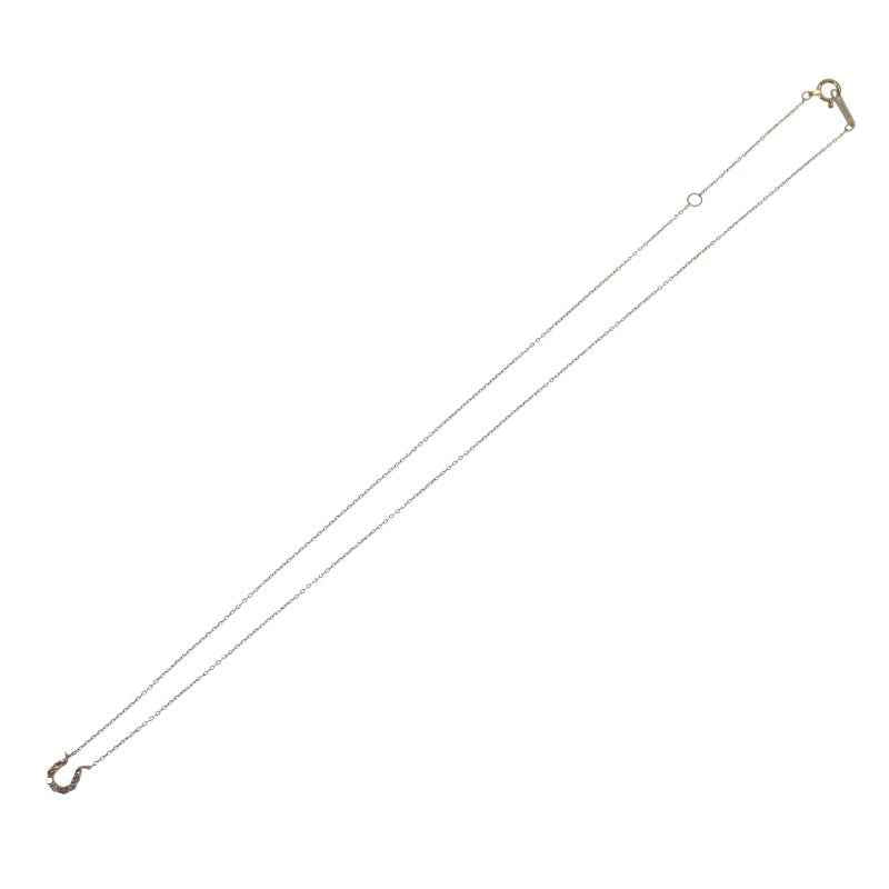 ヨンドシー 4℃ ホースシュー 1.52E+11 ネックレス K18イエローゴールド ダイヤモンド レディース【中古】【Aランク】