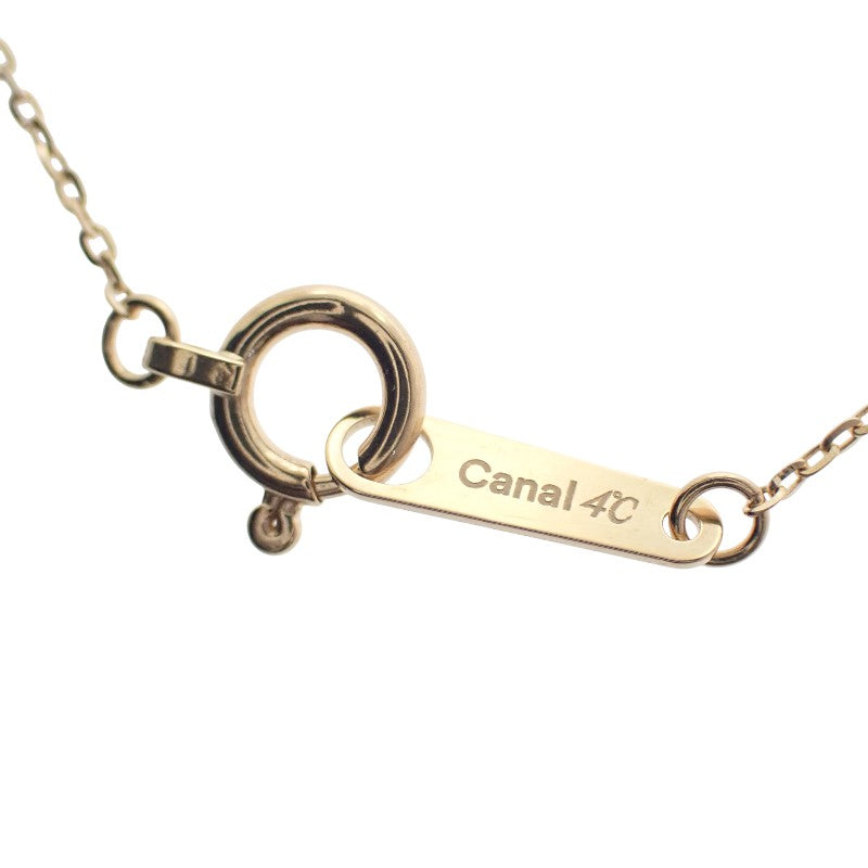 ヨンドシー 4℃ ホースシュー 1.51831E+11 ネックレス K18イエローゴールド ダイヤモンド レディース【中古】【Aランク】