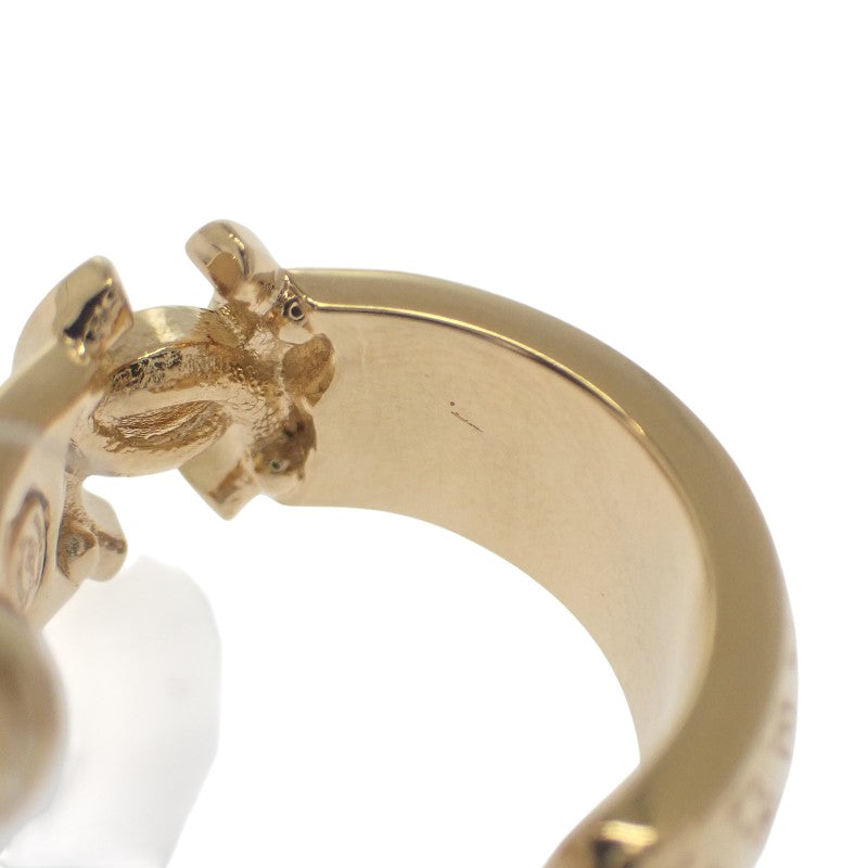 シャネル CHANEL CC フープ C24P刻印 ABD029B16170NW438 ピアス メタル ラインストーン ゴールド レディース【中古】【Aランク】