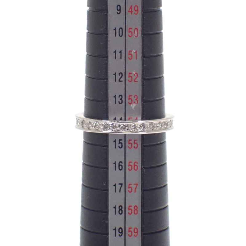 デザインジュエリー フルエタニティ 14号 リング K18ホワイトゴールド ダイヤモンド レディース【中古】【Aランク】
