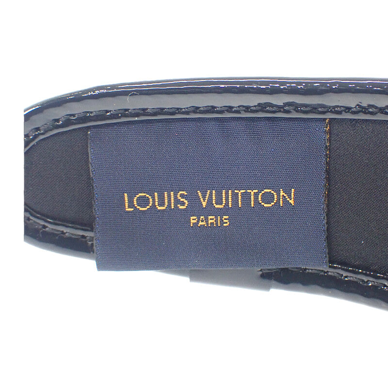 ルイヴィトン LOUIS VUITTON ヘッドバンド・クルーザー M77396 ヘアアクセサリー ラムスキン ブラック ゴールド金具 レディース【中古】【Aランク】