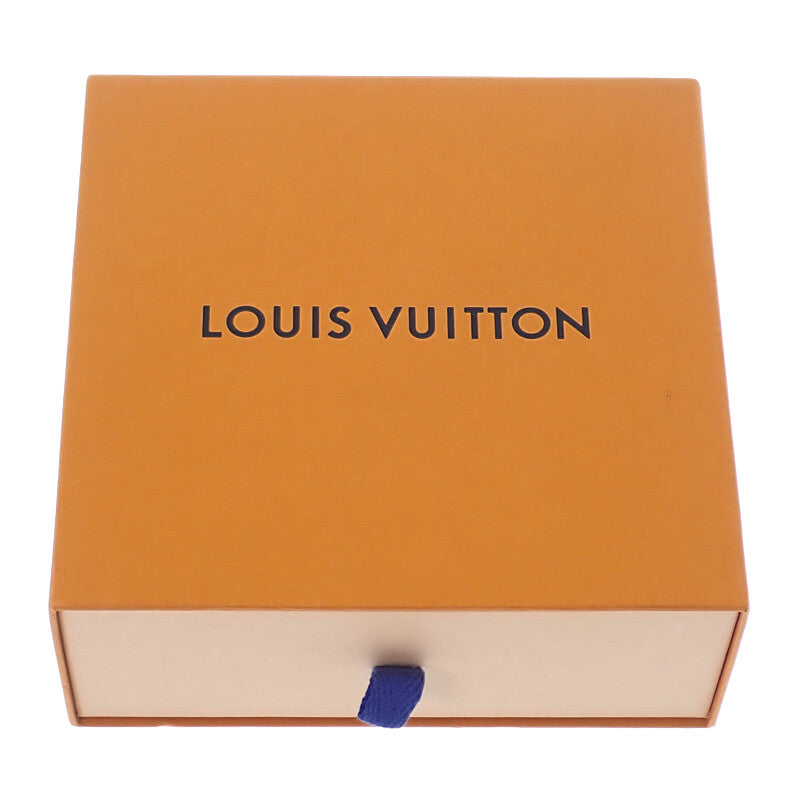 ルイヴィトン LOUIS VUITTON ヘッドバンド・クルーザー M77396 ヘアアクセサリー ラムスキン ブラック ゴールド金具 レディース【中古】【Aランク】