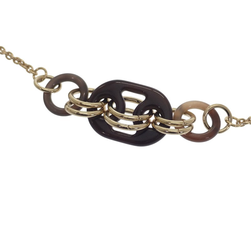 エルメス HERMES ペンダント ユリディス PM H057078FD00 ネックレス メタル バッファローホーン ラッカー ゴールド レディース メンズ【中古】【Aランク】