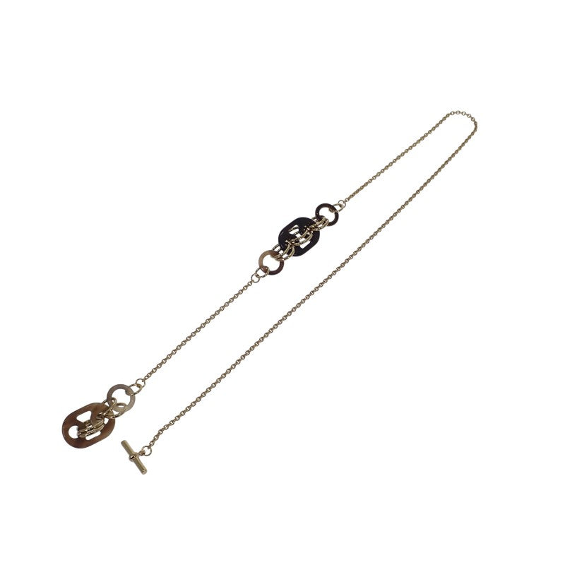 エルメス HERMES ペンダント ユリディス PM H057078FD00 ネックレス メタル バッファローホーン ラッカー ゴールド レディース メンズ【中古】【Aランク】