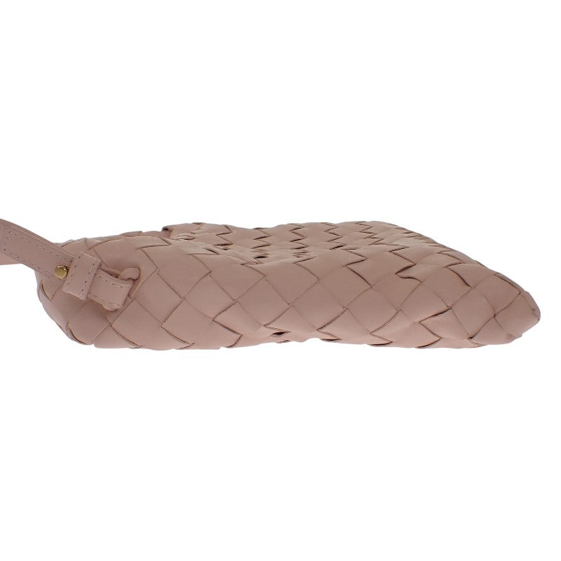 Bottega Veneta 編織迷你 HOP 777586 兩用包 手提包 肩背包 牛皮 粉紅色 女士【二手】【A級】