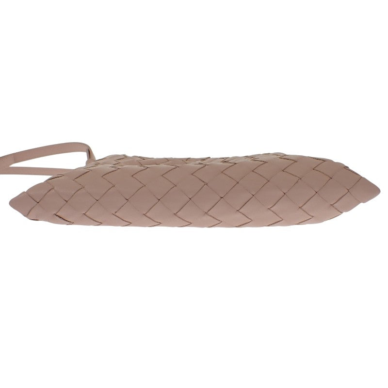 ボッテガヴェネタ BOTTEGA VENETA イントレチャート ミニ ホップ 777586 2WAYバッグ ハンドバッグ ショルダーバッグ カーフ ピンク レディース【中古】【Aランク】