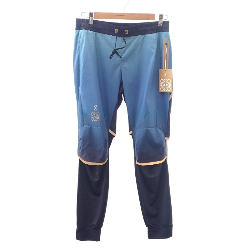 ロエベ LOEWE オン On ランニング M S929Y27X01 パンツ ポリエステル ブルー レディース【中古】【Sランク】