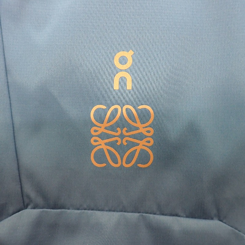 羅威 LOEWE 昂 On 跑步長褲 M S929Y27X01 聚酯纖維 藍色 女款【中古】【S級】
