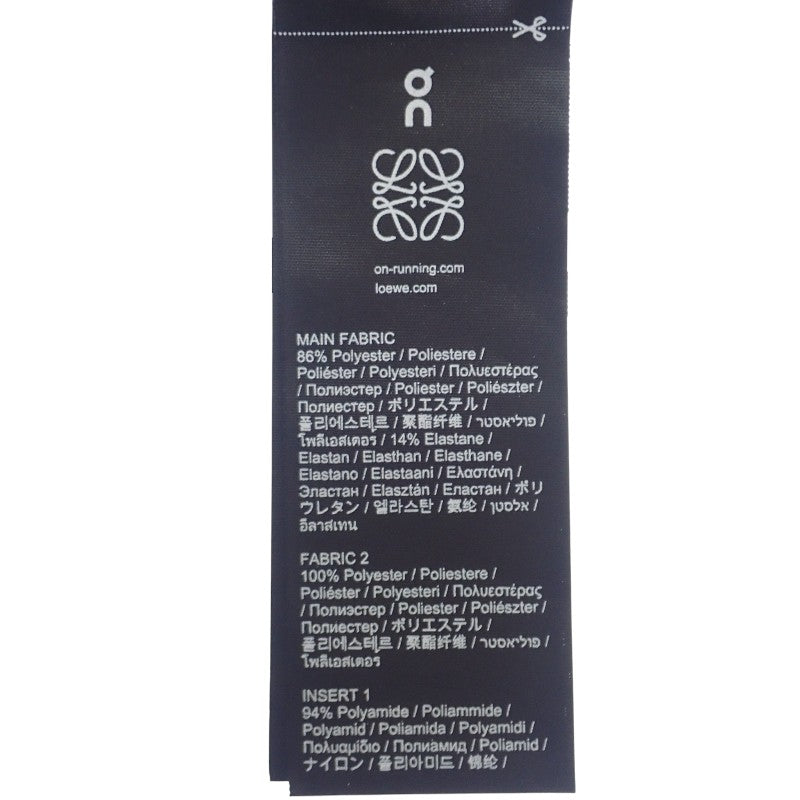 羅威 LOEWE 昂 On 跑步長褲 M S929Y27X01 聚酯纖維 藍色 女款【中古】【S級】