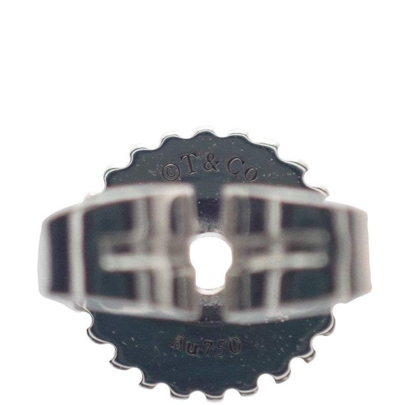 ティファニー TIFFANY&Co. T ワン フープ 69783031 ピアス K18ホワイトゴールド ダイヤモンド レディース【中古】【Aランク】