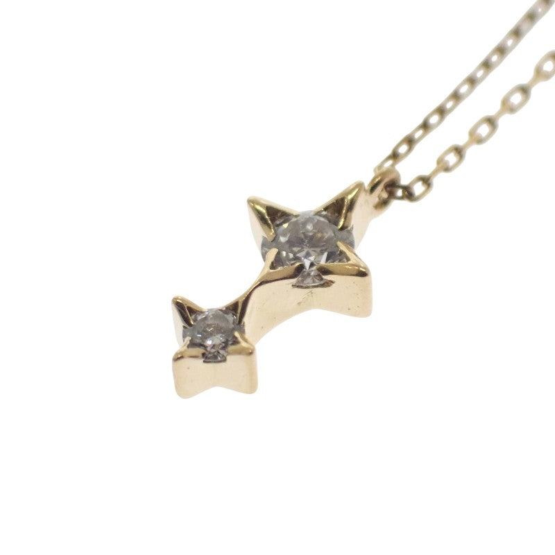 アーカー AHKAH アルビレオ VC1173010100 ネックレス K18イエローゴールド ダイヤモンド レディース【中古】【Aランク】