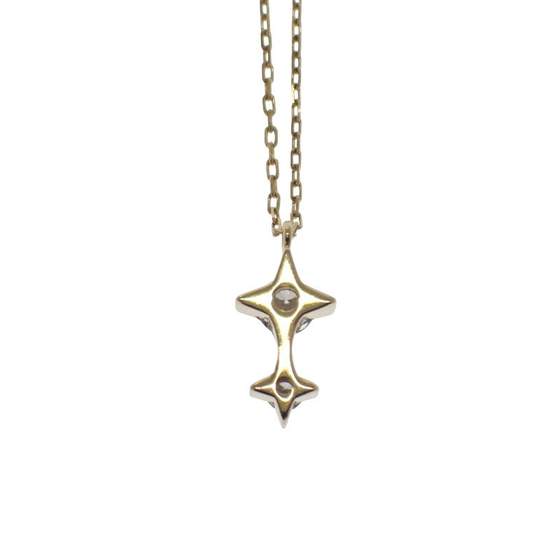 AHKAH AHKAH Albireo VC1173010100 項鍊 K18黃K金 金色 鑽石 女款【二手】【A級品】