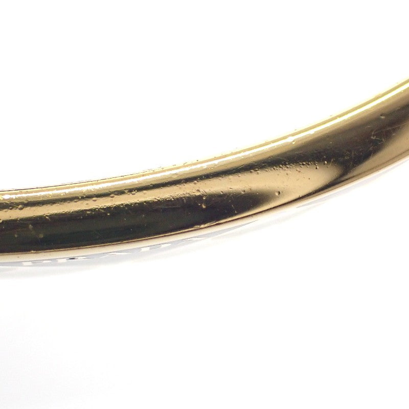 プラダ PRADA エナメルメタル ブレスレット M 1IB846_2CO2_F0TTY バングル メタル ブラック ホワイト レディース【中古】【ABランク】