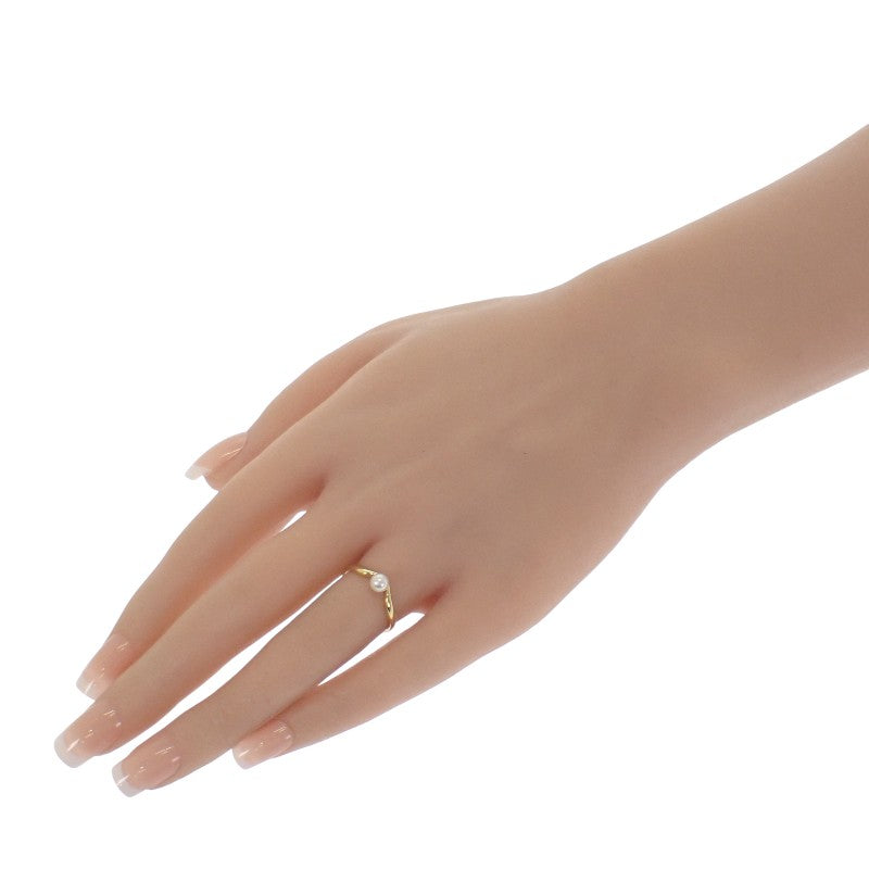 ミキモト MIKIMOTO パール 11号 リング K18イエローゴールド パール (あこや) レディース レディース【中古】【Aランク】