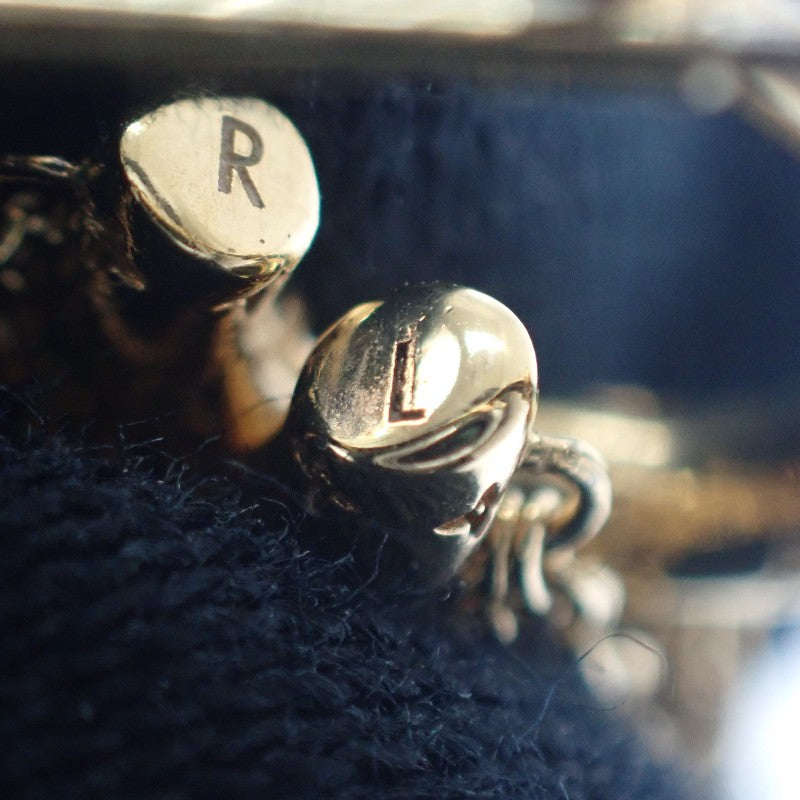 ルイヴィトン LOUIS VUITTON ブックル ドレイユ ミニ フープ ナノグラム M00572 ピアス メタル ゴールド レディース【中古】【ABランク】