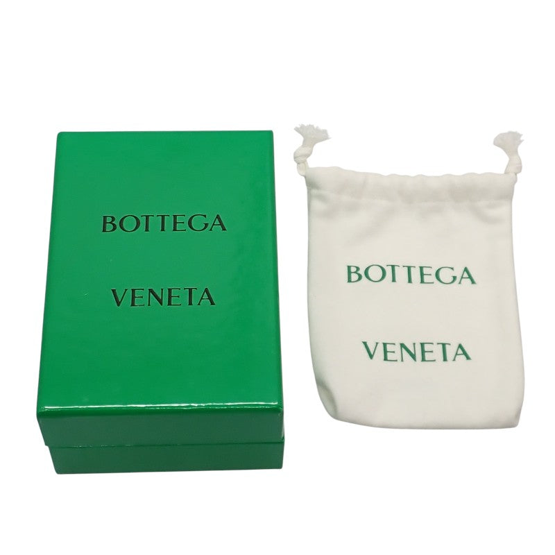 ボッテガヴェネタ BOTTEGA VENETA マキシイントレチャート カセット ファスナー 681010 VCQC カードケース カーフ ネイビー ゴールド金具 メンズ レディース【中古】【Aランク】