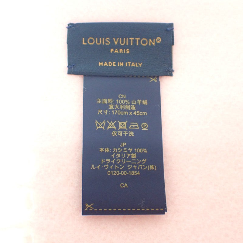 ルイヴィトン LOUIS VUITTON レイキャビック M90894 マフラー カシミヤ ホワイト ローズクレール レディース【中古】【Aランク】