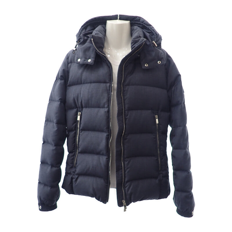 塔特拉斯 TATRAS DOMIZIANO 3 MTAT20A4289-D 羽絨外套 羊毛 絲綢 海軍藍 男款【中古】【A級品】
