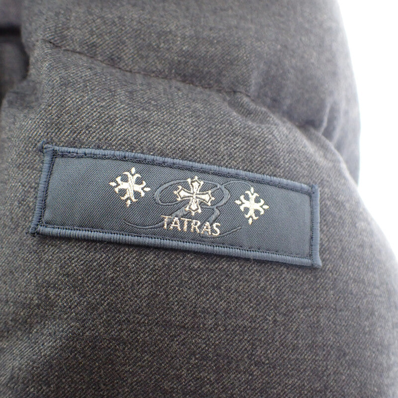 塔特拉斯 TATRAS DOMIZIANO 3 MTAT20A4289-D 羽絨外套 羊毛 絲綢 海軍藍 男款【中古】【A級品】