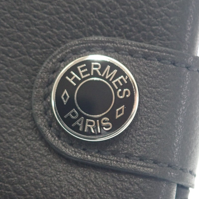 エルメス HERMES R.M.S カードホルダー H084148 カードケース エバーカラー ブラック シルバー金具 メンズ レディース【中古】【Aランク】