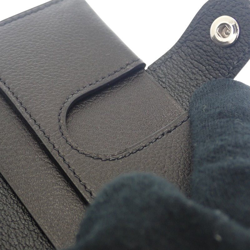 エルメス HERMES R.M.S カードホルダー H084148 カードケース エバーカラー ブラック シルバー金具 メンズ レディース【中古】【Aランク】