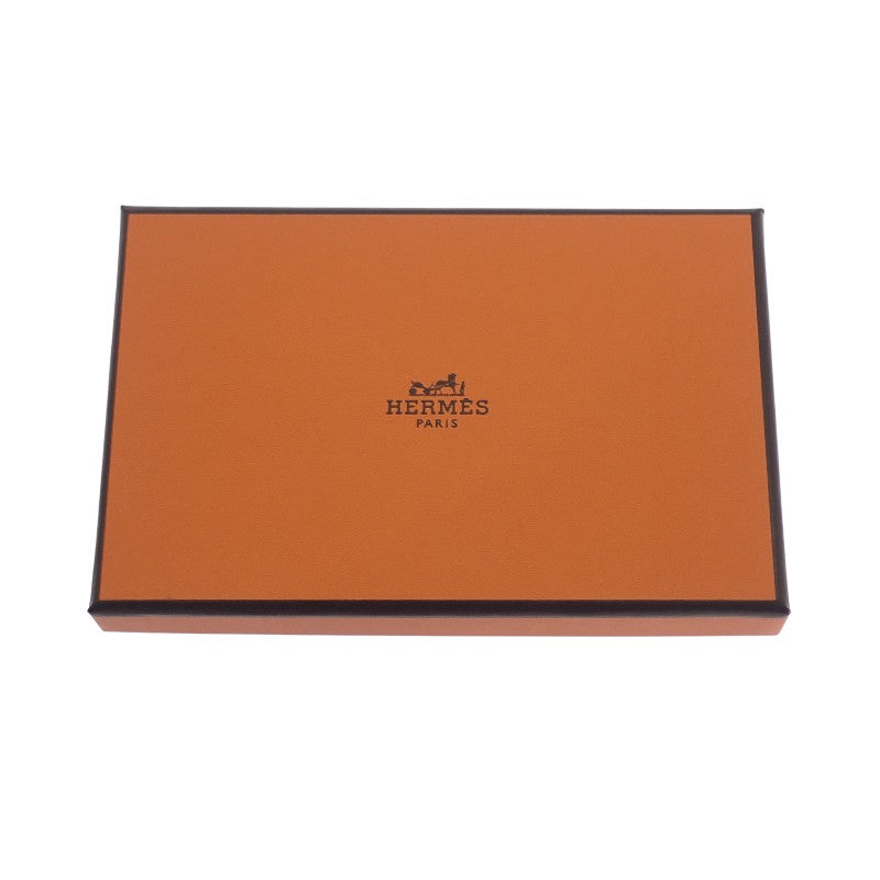 エルメス HERMES R.M.S カードホルダー H084148 カードケース エバーカラー ブラック シルバー金具 メンズ レディース【中古】【Aランク】