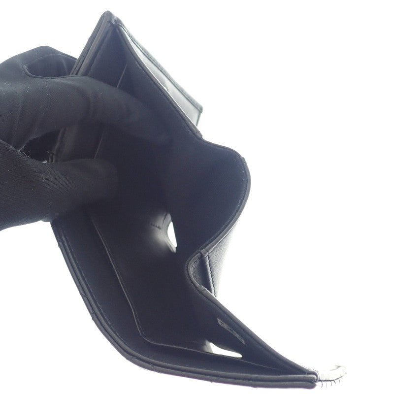 シャネル CHANEL スモールフラップウォレット AP0230_B13639 三つ折り財布 ラムスキン ソーブラック レディース【中古】【Aランク】