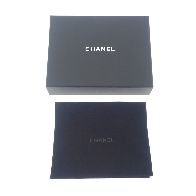 シャネル CHANEL スモールフラップウォレット AP0230_B13639 三つ折り財布 ラムスキン ソーブラック レディース【中古】【Aランク】