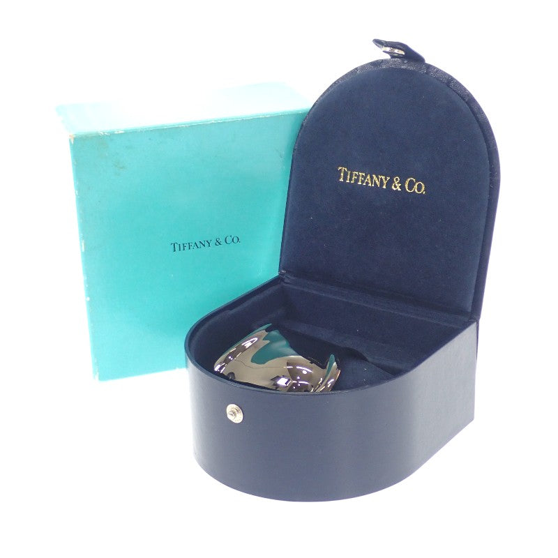 蒂芙尼 TIFFANY&Co. 骨形手鐲 黑色系 手鐲 釕 黑色 女士【中古】【AB級】